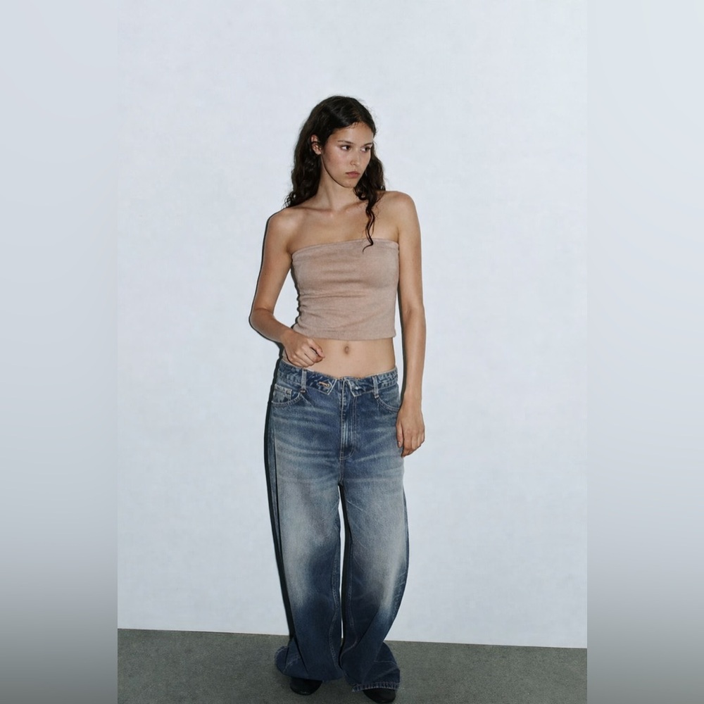 Cotton On Tan Tube Top